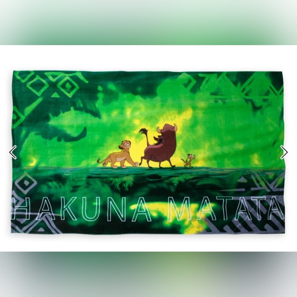 Disney Lion King Beach Towel 'Hakuna Matata' NEW